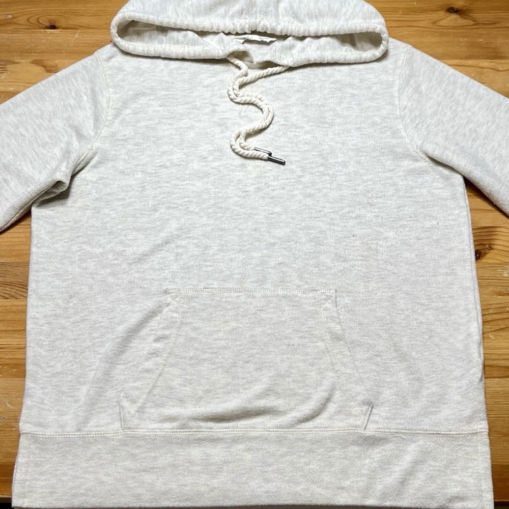 Members Mark Luxe Knit Hoodie Wheat Heather Men's Large